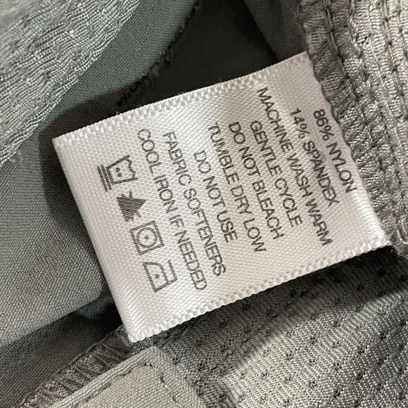 Eastern Mountain Sports Mens Pants Gray 32x32 Hiking Stretch Nylon Flat Front - Picture 10 of 16